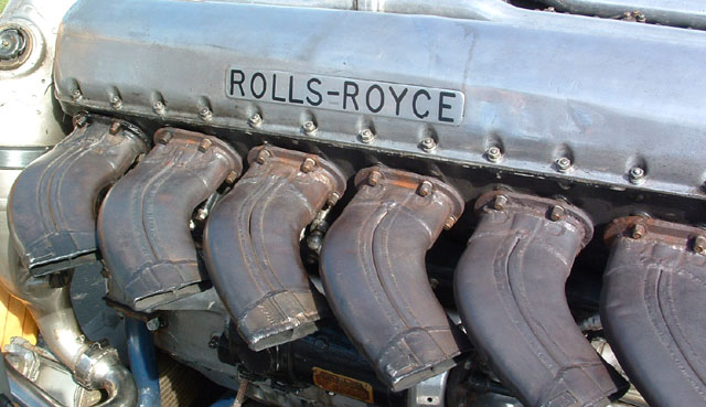 RollsRoyce Merlin V12 engines owned by Peter Grieve and Robin Byers